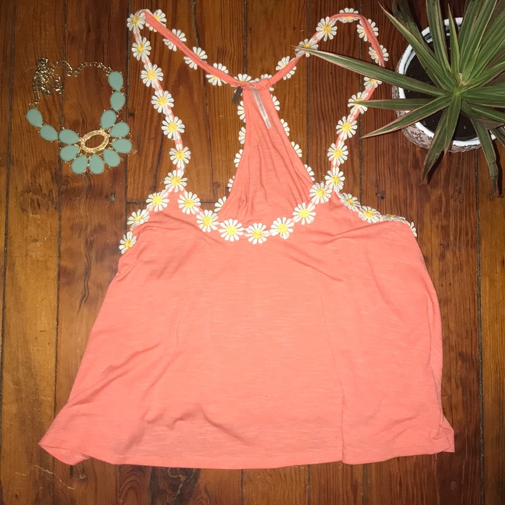 Poof! Racer back tank | sunflowers |boho